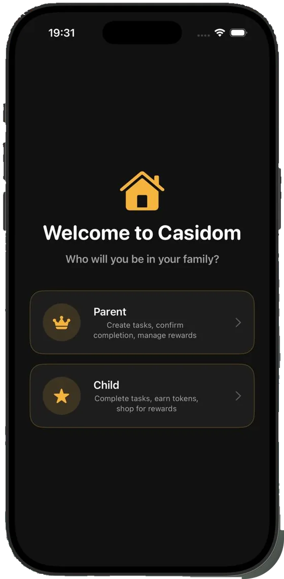 Parent or child role selection